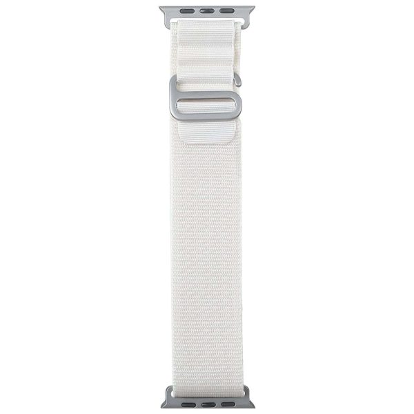 White alpain loop 49mm strap